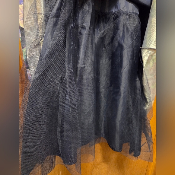 Sequin 💜 Hearts Floral Maxi Skirt - Picture 10 of 10